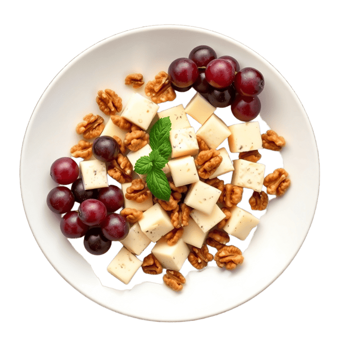 Cheese & grapes plate