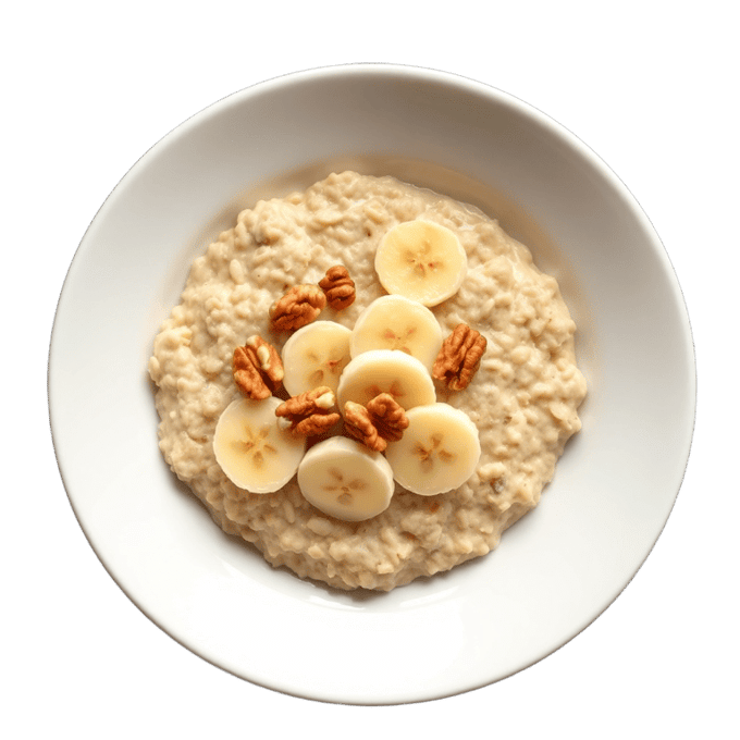Maple Banana Oatmeal Bowl