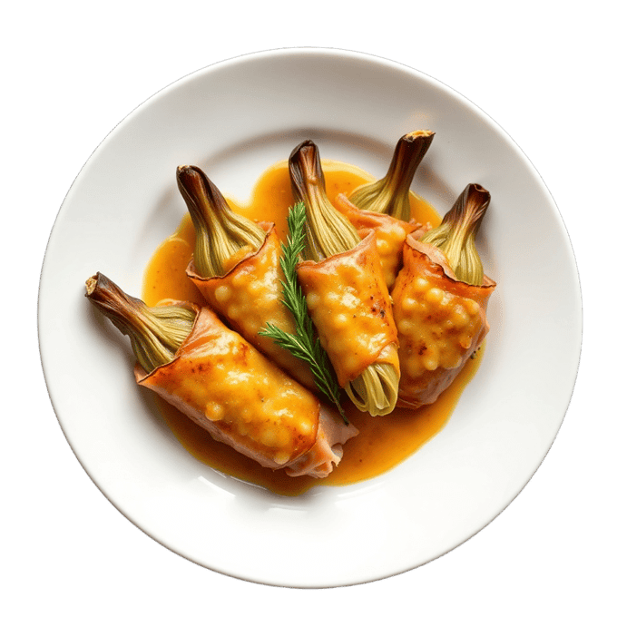 Endives au Jambon Gratinées