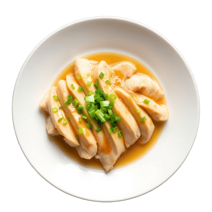 Ginger Scallion Poached Chicken