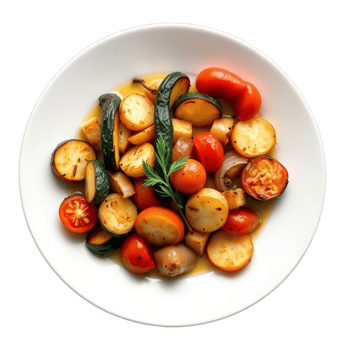 Briam Greek Roasted Vegetables