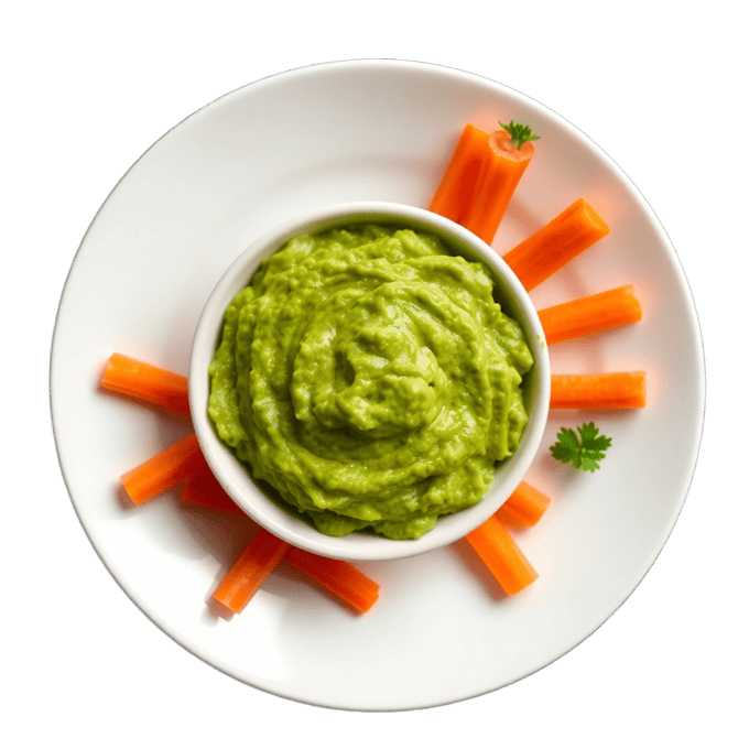 Guacamole with veggies