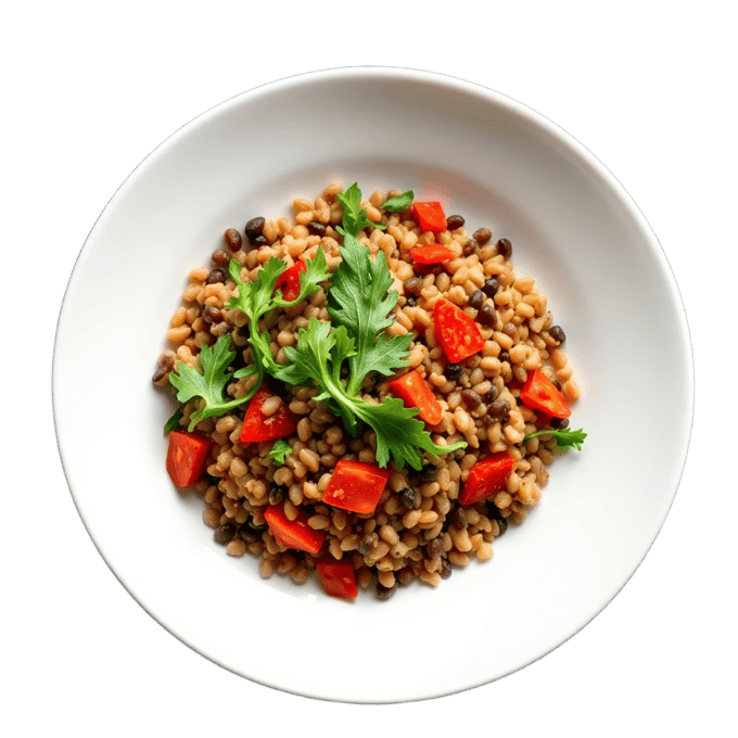 Farro and Lentil Salad