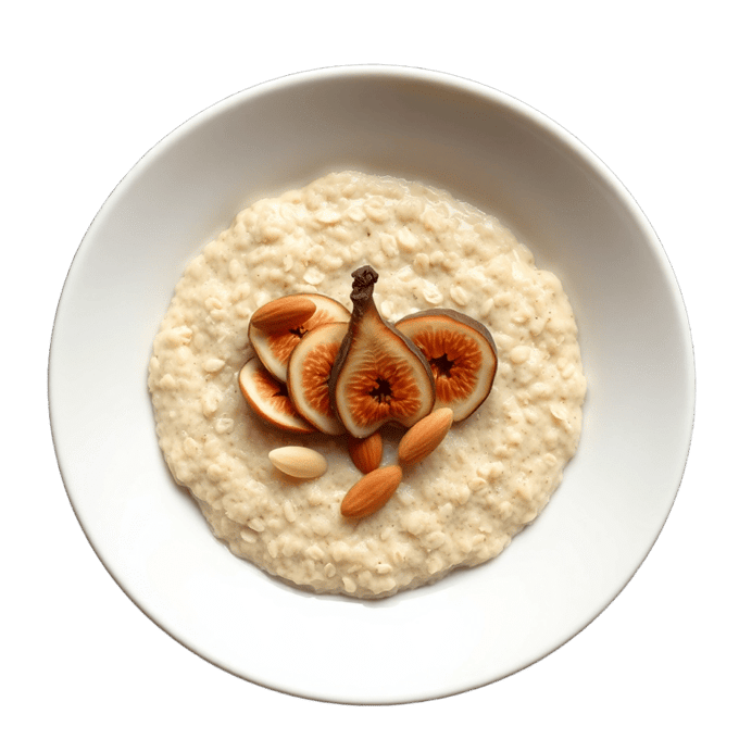 Italian Oat Porridge with Fig and Almond