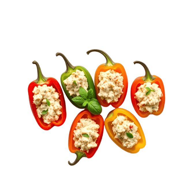 Tuna-Stuffed Mini Peppers