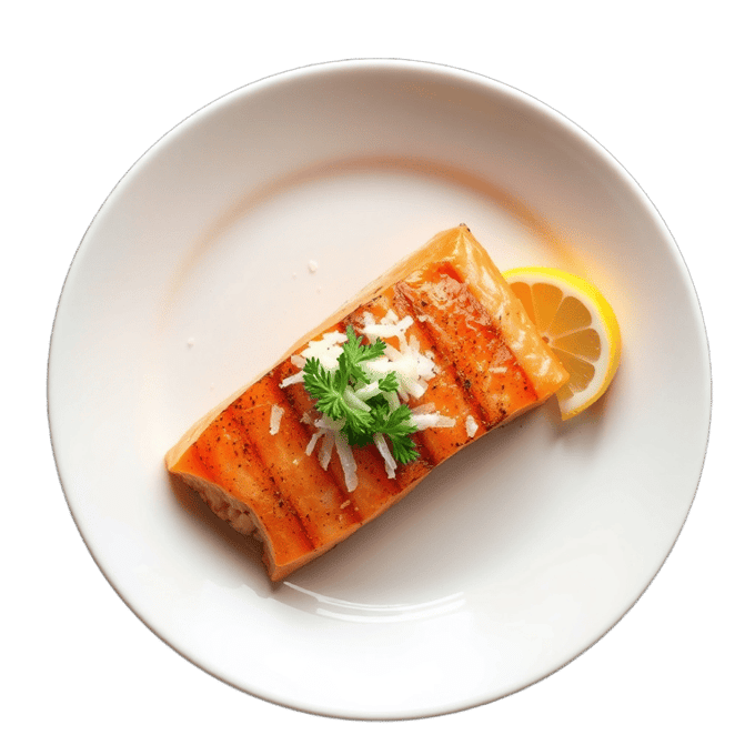 Shioyaki Grilled Salmon Plate