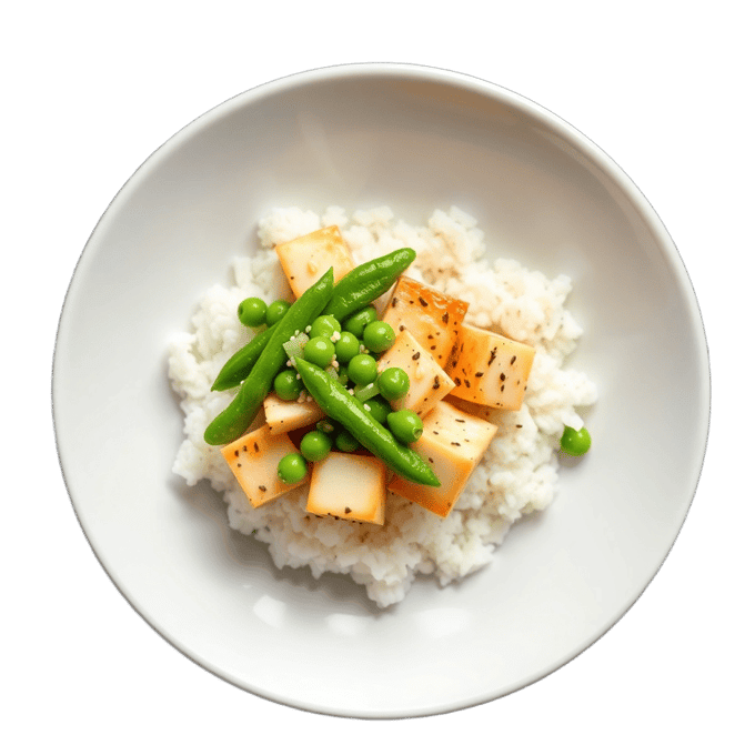 Tofu and Edamame Rice Bowl