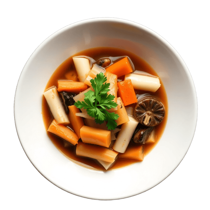 Vegetable Nimono Simmered Dish