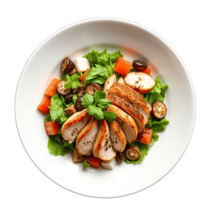 Grilled Chicken Fattoush
