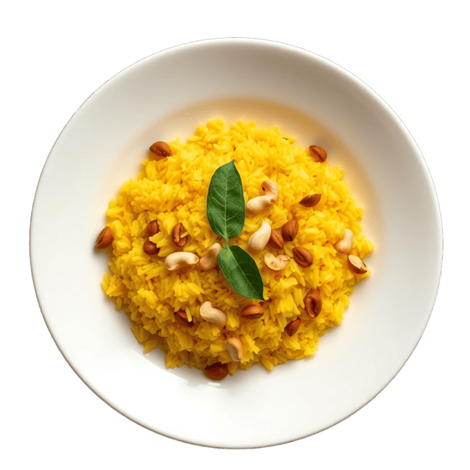 Lemon Rice with Peanuts