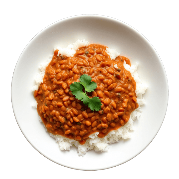 Spiced lentil dal
