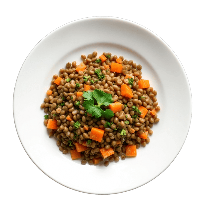 French lentil salad