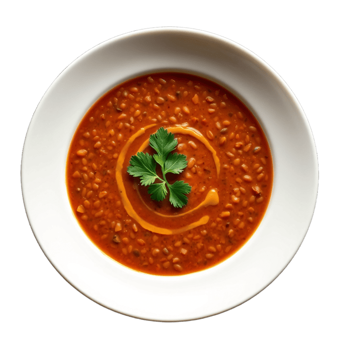 Red lentil soup