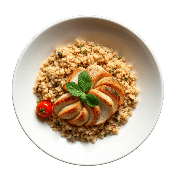 Mediterranean chicken bulgur