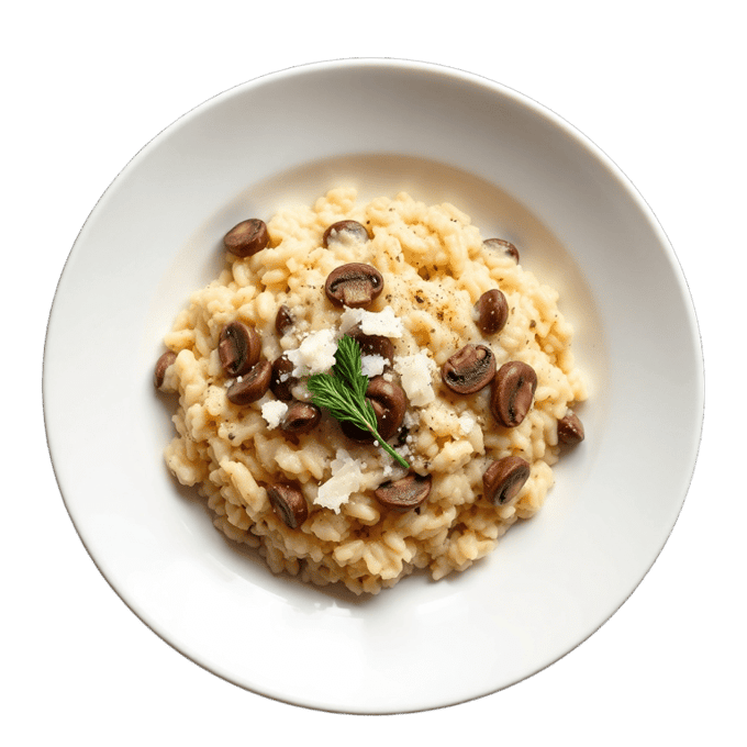 Mushroom risotto