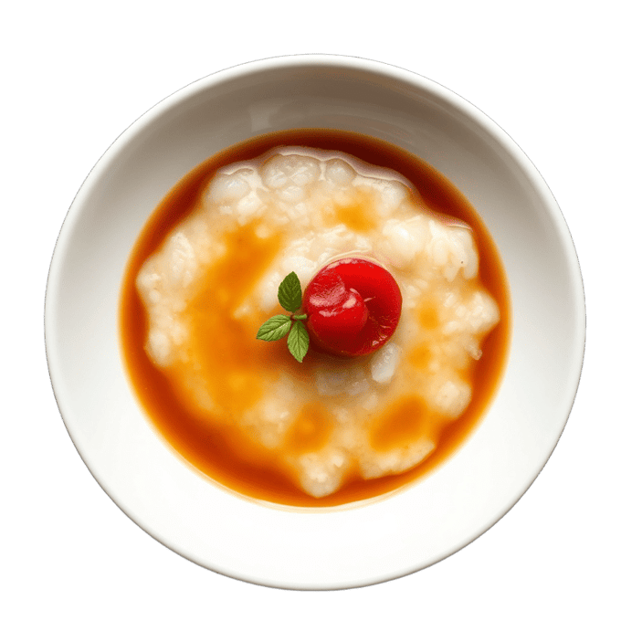 Okayu Rice Porridge with Umeboshi