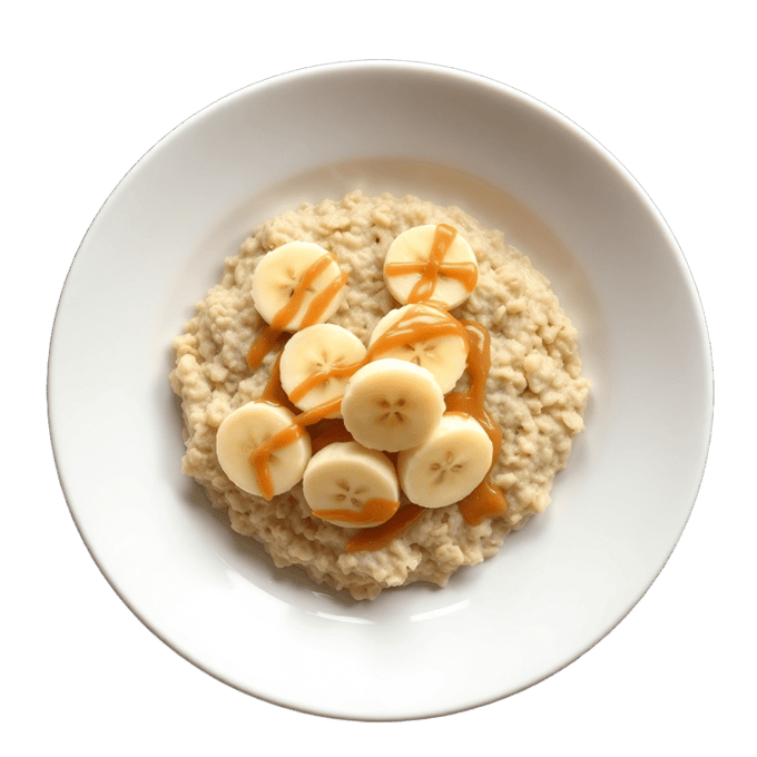 Peanut butter banana oats