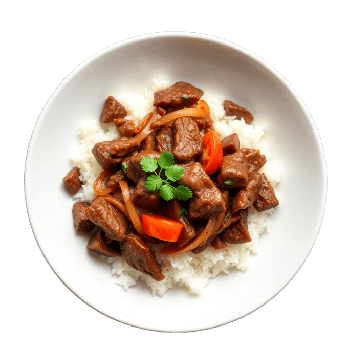 Light Peruvian Lomo Saltado