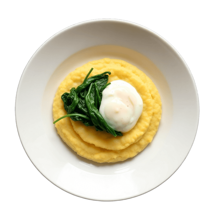 Soft Polenta with Poached Egg