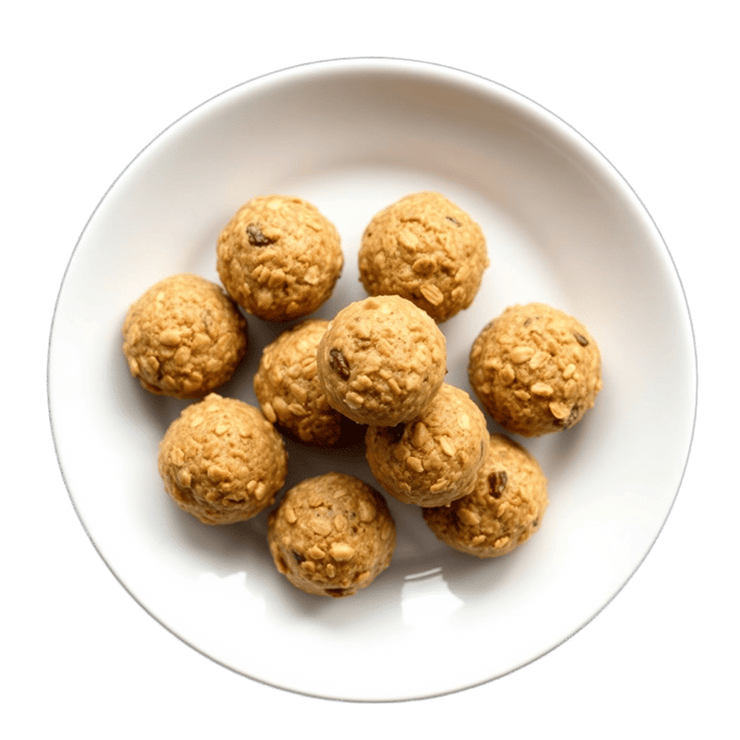 Peanut oat energy balls
