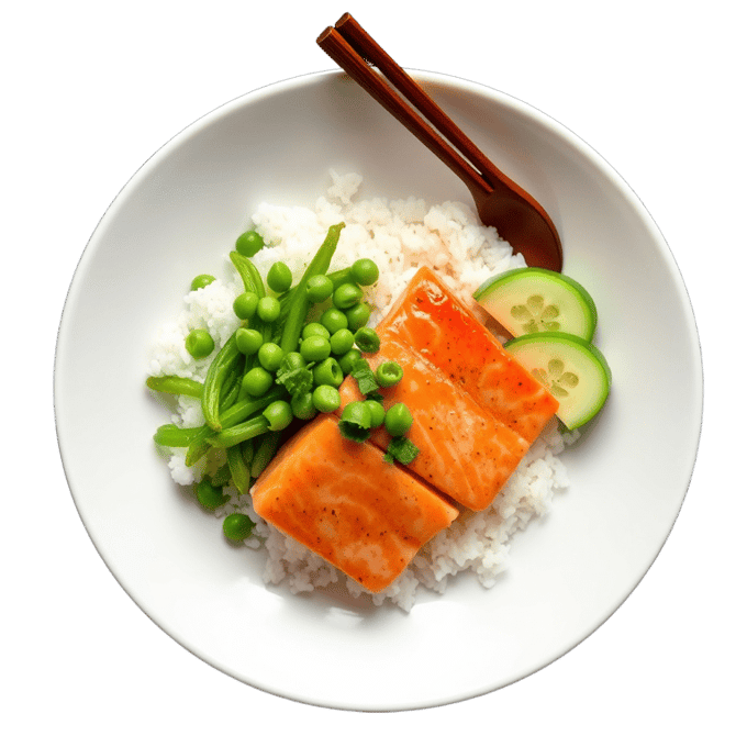 Salmon poke bowl