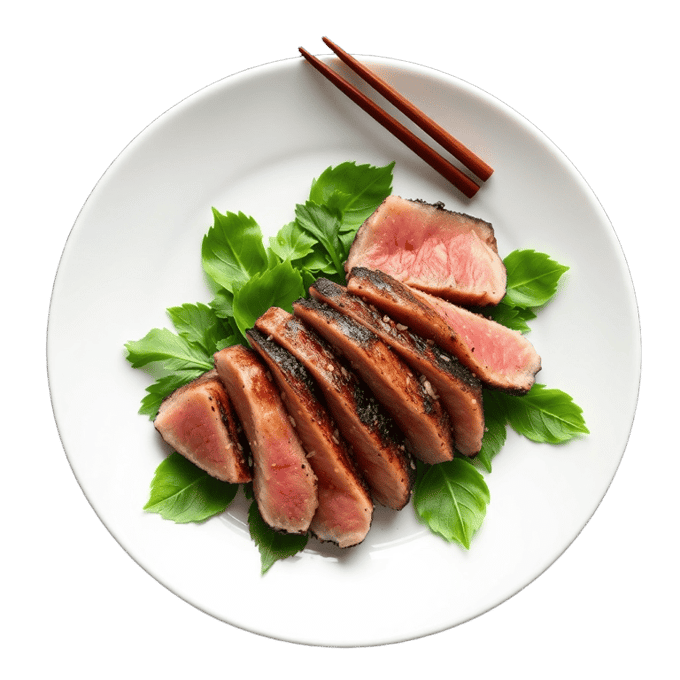 Seared tuna steak