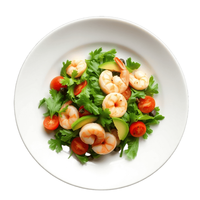 Shrimp avocado salad