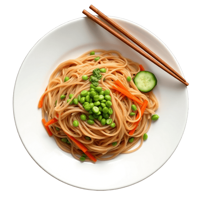 Sesame soba salad