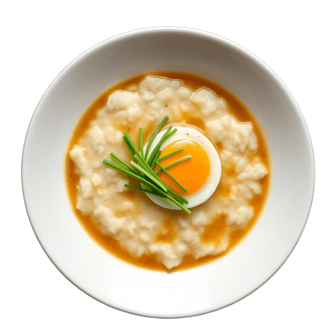 Jok Rice Porridge with Egg