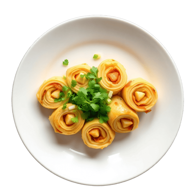 Trung Cuon (Rolled Omelette Bowl)